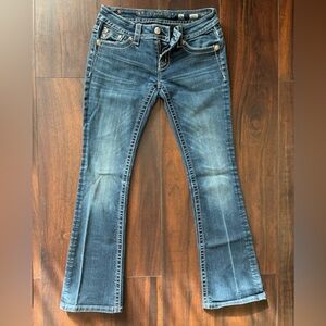 Women’s Miss Me Blue Denim Jeans Size 26 Boot Inseam 31